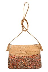 Korková ľahká crossbody dámska kabelka MSR17 červená