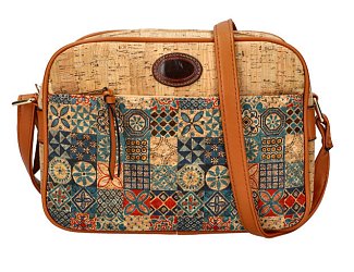 Crossbody dámska kabelka v korkovom dizajne A2132 typ 14