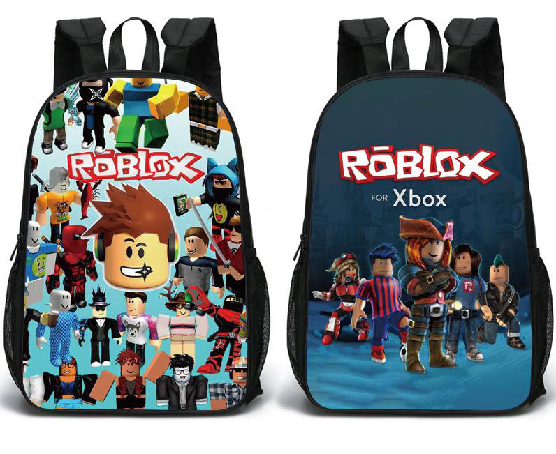 Obojstranný študentský ruksak s potlačami Roblox vzor 4