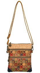 Korková ľahká malá crossbody dámska kabelka 85056 typ2