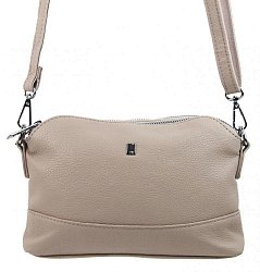 Latté hnedá crossbody dámska kabelka s tromi oddielmi 5414-BB